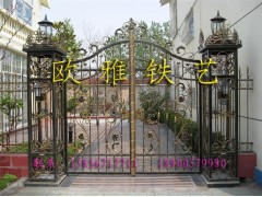 铁艺大门围墙图1