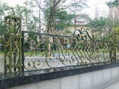 出口韩国铁艺围栏，铁艺栅栏，做工精美