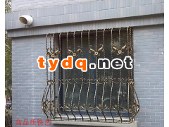 供应别墅铁艺窗，欧式防盗窗图1