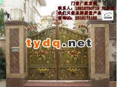 别墅花园铁艺大门图2