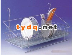 供应单层台式厨房碗碟架厂家直销图2