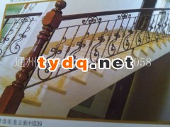 供应北京安装铁艺楼梯扶手 铸铁楼梯 豪华型楼梯扶手图3