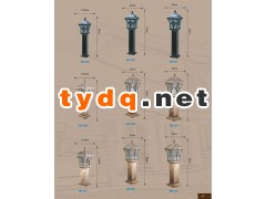 欧式仿古草坪灯铝制草坪灯小区公园庭院灯图3