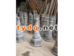 热销铸铝翻砂铁三环六角底座灯杆灯具配附件图3