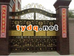 汕头铁艺大门、别墅门、铁艺、铁制品图2