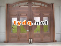 武汉铸铝大门阿尔卡诺八字平开式遥控开门机图2