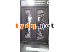 欧式别墅铁艺进户门图2