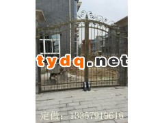 无锡小区入户铁艺门加工图3