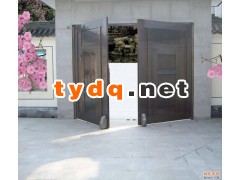 南昌铸铝大门阿尔卡诺遥控八字平开门机，开门机售后维修图2