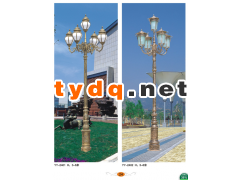 供应优质复古庭院灯现代庭院灯欧式庭院灯LED铝制中杆灯图2