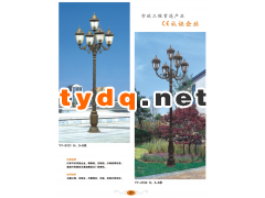 供应优质复古庭院灯现代庭院灯欧式庭院灯LED铝制中杆灯图3