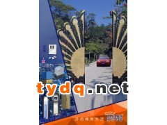 湘潭别墅铁艺大门八字平开门机图2