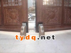 湘潭铸铝大门阿尔卡诺遥控八字平开门机，开门机售后维修图3