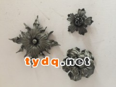 厂家直销锻打铁艺配件，锻打花叶图2