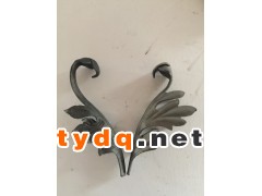 厂家直销锻打铁艺配件，锻打花叶图3