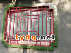 镇江地区铁艺防盗窗专业工厂图3
