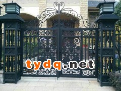 镇江铁艺制作铁艺门图2