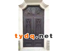 镇江铁艺豪华别墅大门图2