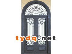 镇江铁艺豪华别墅大门图3