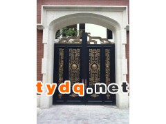 供应豪华铝艺别墅大门图3