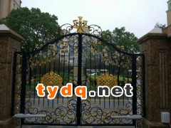 欧式庭院门单双开铁艺大门防盗门户外别墅院门花园进户门小区大门