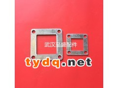 供应锌钢护栏围栏栅栏铝艺护栏立柱底部固定件焊接底板空心正底板图1
