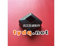 供应锌钢护栏围栏栅栏铝艺护栏装饰盖脚盖加高版正方形分体盖图1