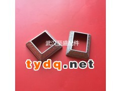 供应锌钢护栏围栏栅栏铝艺护栏装饰盖脚盖正方、矩形花体盖图1