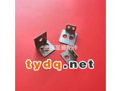 供应锌钢护栏围栏栅栏铝艺护栏墙体地面固定件七字片图1