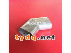 供应锌钢护栏围栏栅栏铝艺护栏连接件铁135度二通图1