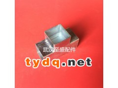 供应锌钢护栏围栏栅栏配件铝艺护栏配件方管直三通连接件图1