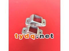 供应锌钢护栏围栏栅栏铝艺护栏配件连接件斜固定座图1
