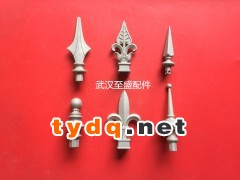 供应锌钢护栏围栏栅栏铝艺护栏护栏标头枪头柱头明珠塔图2