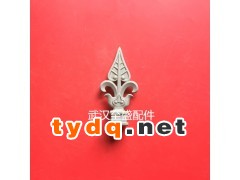 供应锌钢护栏围栏栅栏铝艺护栏护栏标头枪头柱头树叶形标头图1