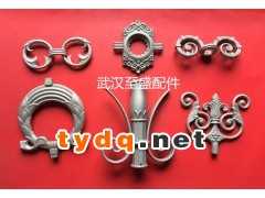 阳台围栏护栏栅栏庭院大门铝艺围栏花装饰花双浪花图2