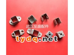 供应锌钢护栏围栏栅栏铝艺护栏32规格护栏连接件底座包卡外接头图1