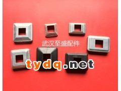 供应锌钢护栏围栏栅栏铝艺护栏立柱装饰盖脚盖底盖分体盖图1