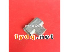 供应锌钢护栏围栏栅栏铝艺护栏管材连接件平椭圆腰圆铁T形三通图1