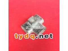 供应锌钢护栏围栏栅栏管件连接件腰圆平板铁T形四通图1