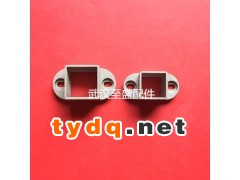 供应锌钢铝艺护栏围栏栅栏配件管材连接件加厚铝底座图1