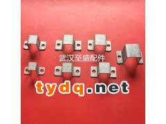供应锌钢铝艺护栏围栏栅栏护栏32规格固定件几形架几字架图1