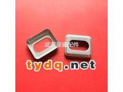 供应锌钢铝艺护栏围栏栅栏腰圆管用装饰底盖脚盖矩形腰圆盖图2