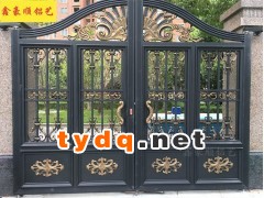 合肥铝艺大门 别墅铝大门定做 本地鑫豪顺铝艺厂家图1