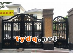合肥铝艺大门 别墅铝大门定做 本地鑫豪顺铝艺厂家图2