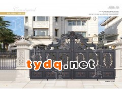 安徽合肥别墅铝艺大门六安池州别墅栏杆护栏图2