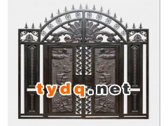 无锡厂家中式铝艺大门图3