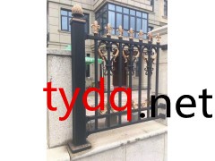 商丘铝艺护栏庭院围墙栏杆厂家定制批发图2
