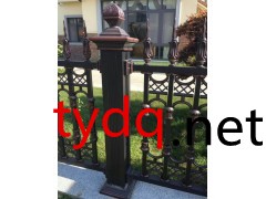 商丘铝合金栏杆组装式阳台护栏欧式亮光黑专业定制图3