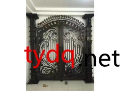 溧阳别墅铁艺大门含电动开门机图3