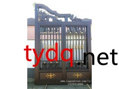 别墅庭院铝艺门【无锡】图2